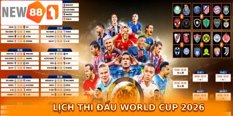 Cập nhập lịch thi đấu World Cup 2026 chi tiết & mới nhất